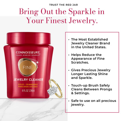 Fine Jewelry Cleaner for Cleaning Gold, Platinum, Diamonds and Precious Gemstones